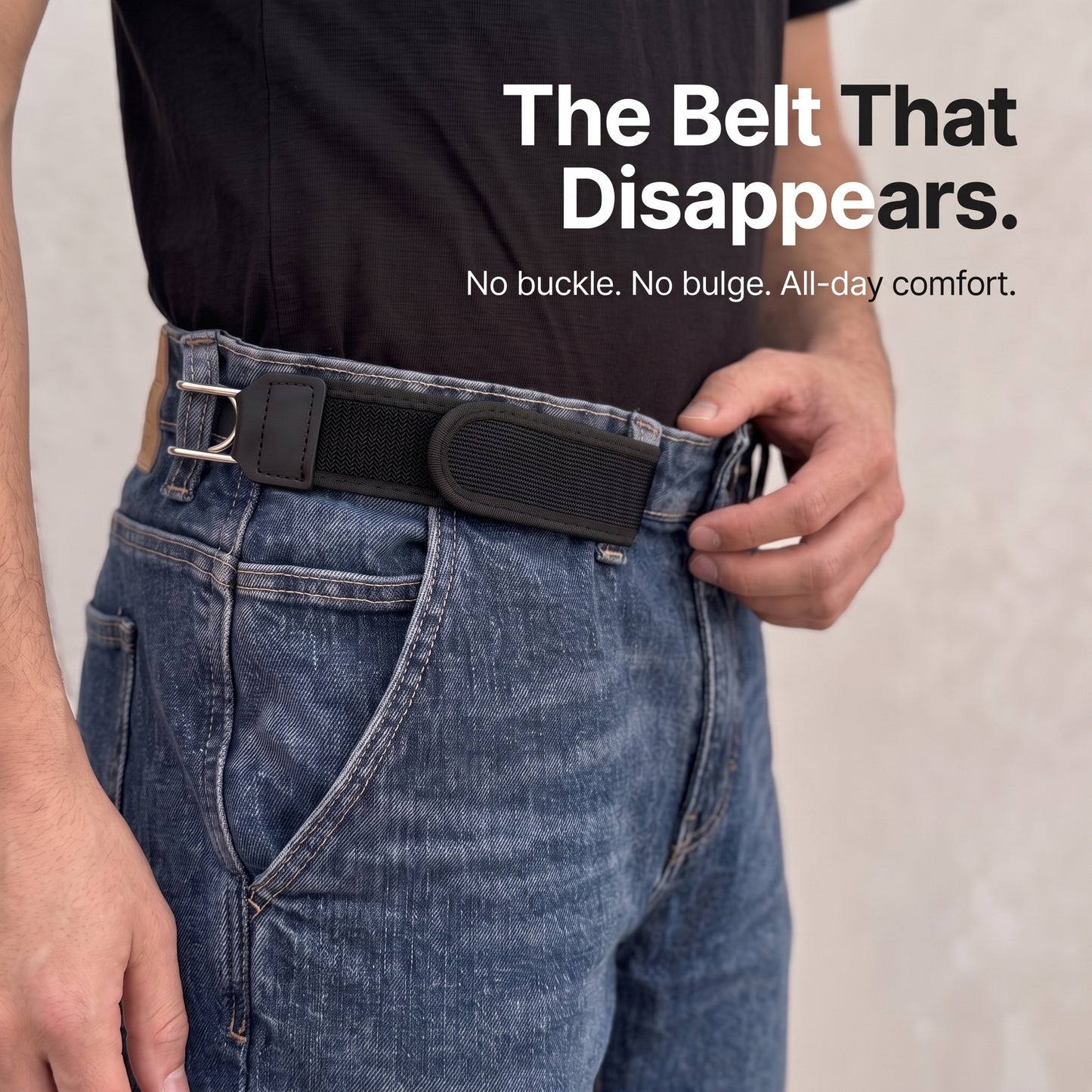 Buckle-Free Invisible Elastic Belt