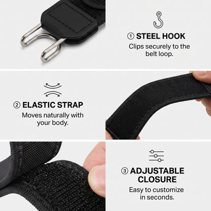 Buckle-Free Invisible Elastic Belt